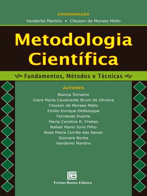 cover image of Metodologia Científica